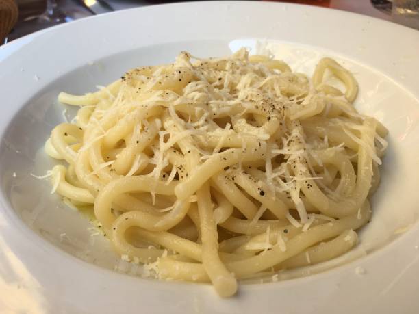 istock Plate of Spaghetti with Grated Cheese 2182927992