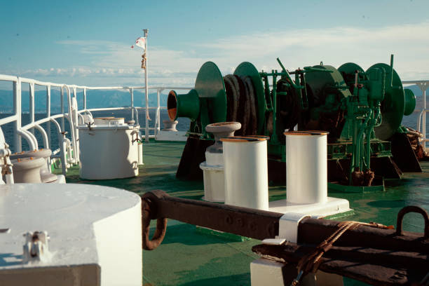 istock Bow of an old ferry 2182933094