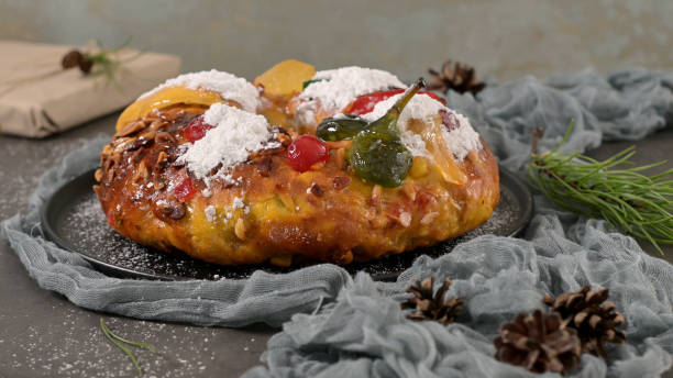 istock Bolo Rei or Kings Cake 2182935218