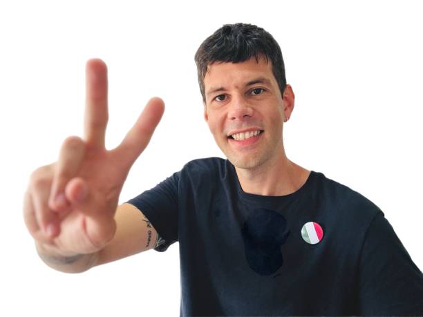 istock Student of Italian as a foreign language optimistic and celebrating. 2182938955