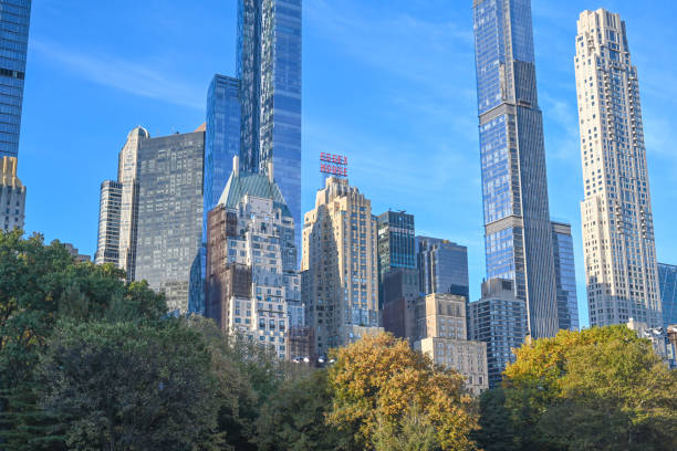 Central Park, New York City during autumn. Photographed on 10/24/23