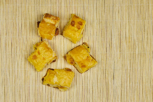 Variety of salty snacks, freshly baked, crunchy and soft ready to share with friends