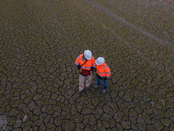 istock Drought Management. Hydrologists on Fieldwork. Megadrought 2182944003