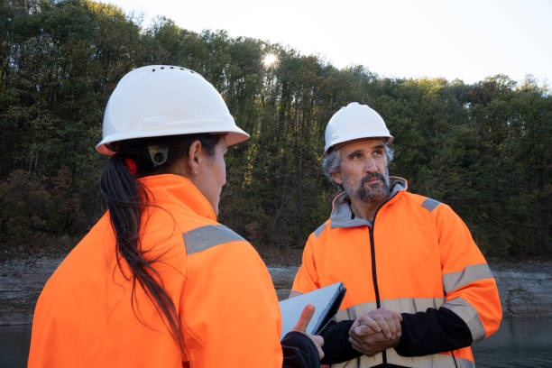 istock Drought Management. Hydrologists on Fieldwork. Megadrought 2182944039