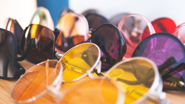istock Many various sunglasses eye glasses colours funky interesting minimalist close up 2182946370