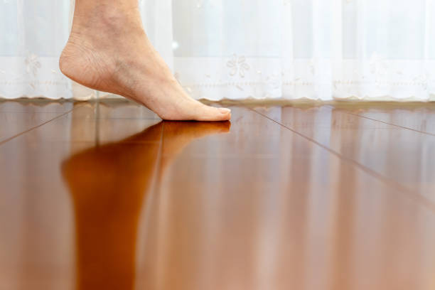 istock place one toe on the floor 2182953363