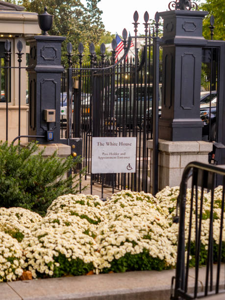 istock Interesting sign at the white house 2182962158