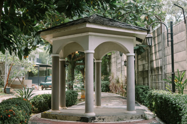 Chinese garden, gazebo