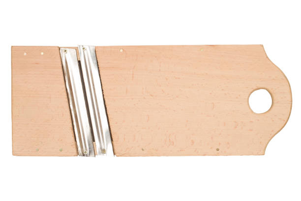 istock Wooden Kitchen Vegetable Grater with Steel Knife. 2182987604