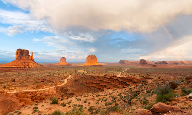 istock Rainbow Over Monument Valley - Arizona, United States 2182988465