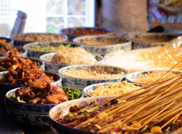 istock Chinese food in the market 2182989430