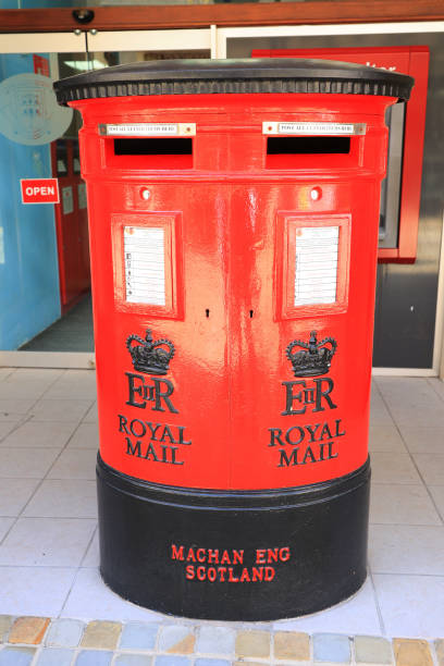 Gibraltar: - Gibraltar has traditional red post boxes, the tops of which are often painted black.