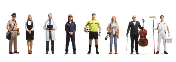 istock Full length portrait of people with different professions 2183003905