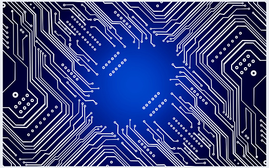 Electronic Circuit Pattern Printed Circuit Board Or Pcb Pattern Trace ...
