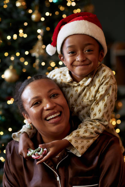 istock Mother and Son Celebrating Christmas 2183012951