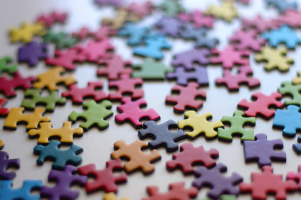 istock Colorful Jigsaw Puzzle Pieces 2183013120