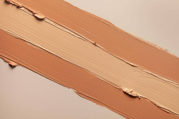 istock Texture of smudge palette cosmetic bb or cc cream foundation or concealer liquid set background 2183015535