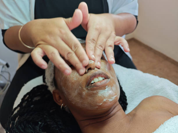 istock Rejuvenating Facial Treatment in Progress. 2183022782