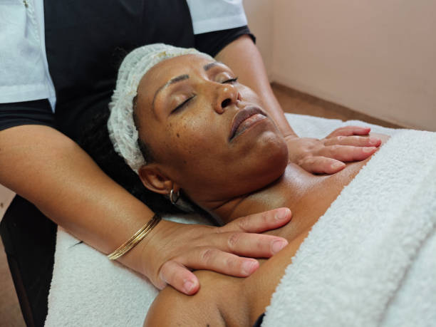 istock Relaxing Shoulder and Neck Massage. 2183024301