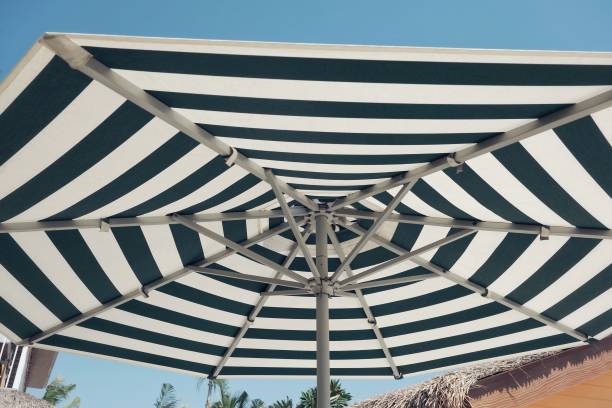 istock Beautiful pattern outdoor beach umbrella 2183034139
