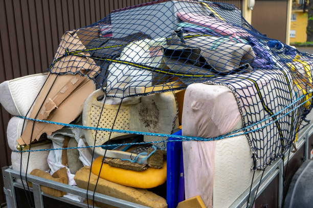 istock Bulky waste from a household clearance on a trailer 2183036805
