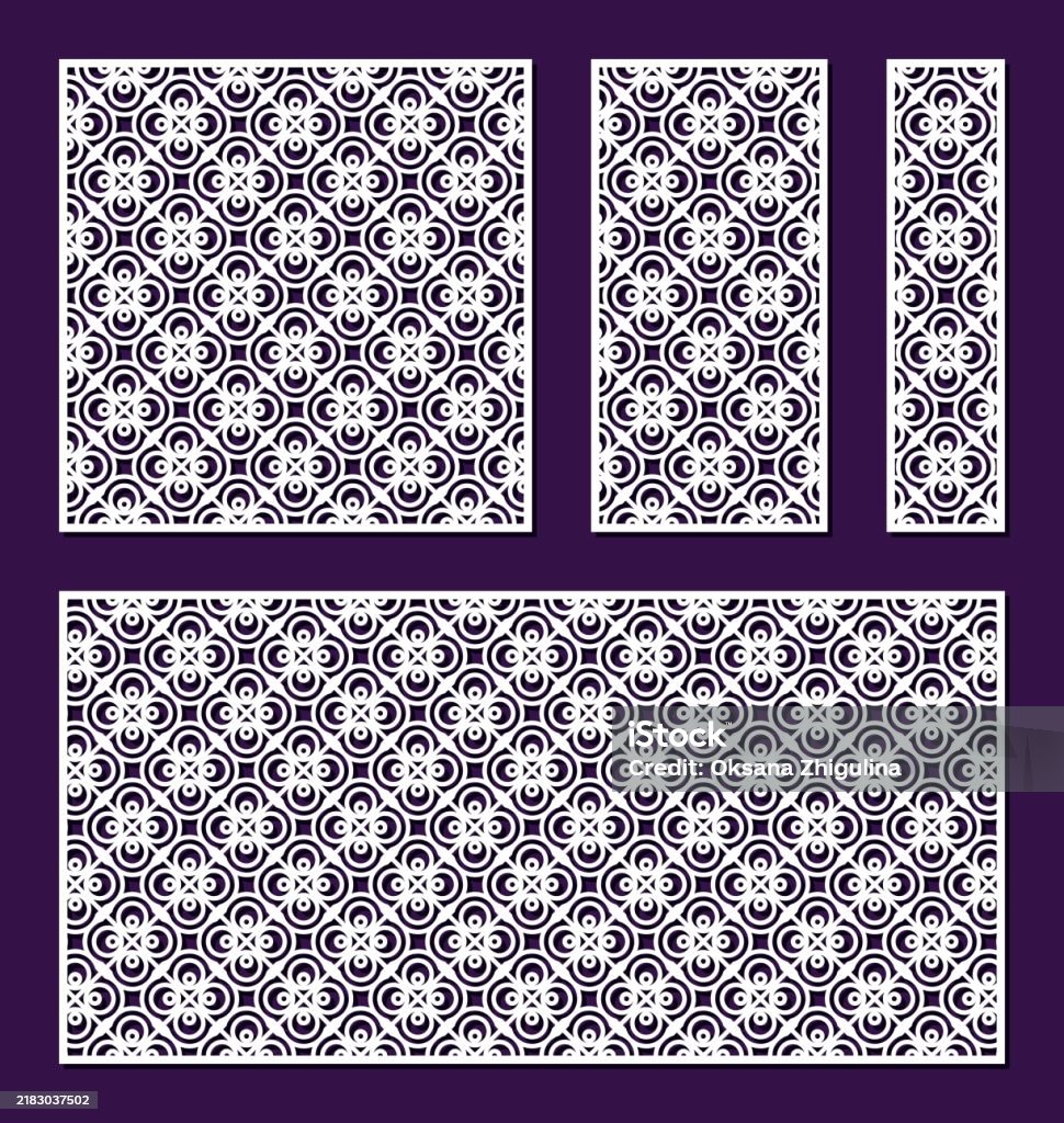 Set Of Decorative Panels Stock Illustration - Download Image Now ...