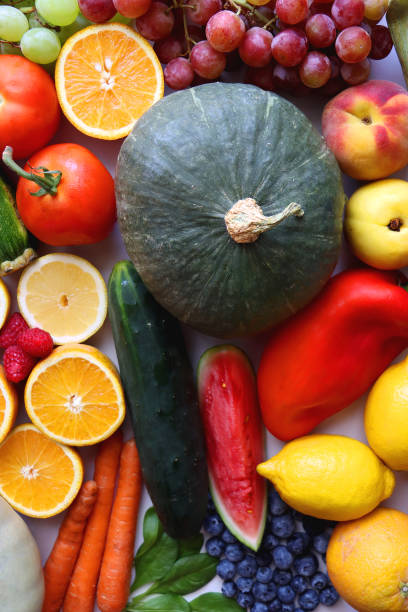 istock Healthy Produce On White Background 2183038686