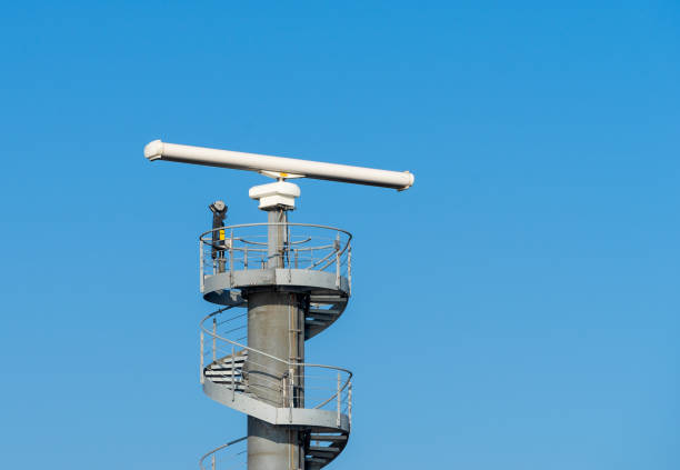 istock Radar station against clear sky 2183040055