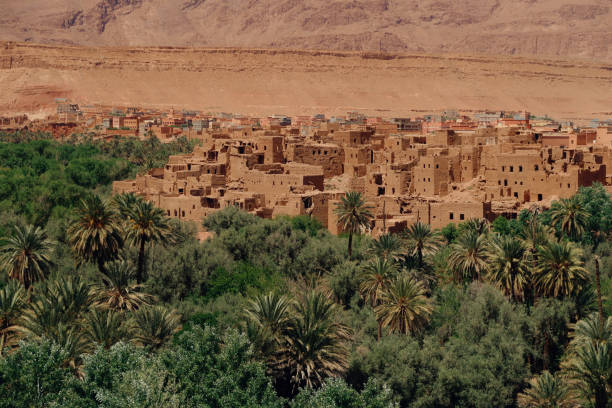 istock Ouarzazate, in Morocco, viewed from above 2183042508