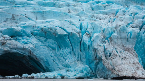 istock Majestic Esmark Glacier in Svalbard showcasing vibrant blue ice formations and textures 2183048544