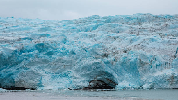 istock Towering ice formations and deep blue hues characterize Esmark Glacier in Svalbard 2183048613
