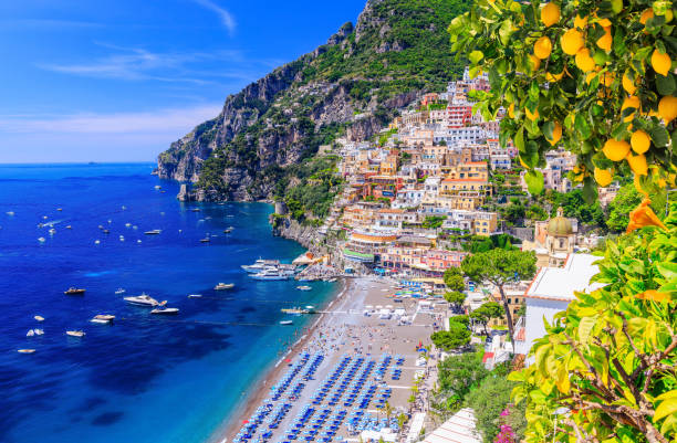 istock Amalfi Coast, Italy. View of Positano 2183050943