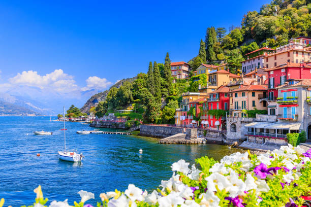 istock Como Lake. Varenna town. 2183050957