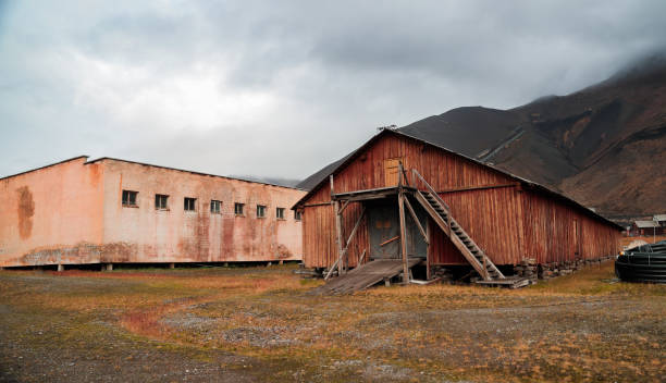 istock Exploring abandoned structures in Pyramiden, Svalbard amidst Arctic landscapes and history 2183051537