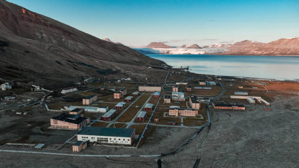 istock Exploring the abandoned settlement of Pyramiden in Svalbard during the Arctic daylight 2183051745