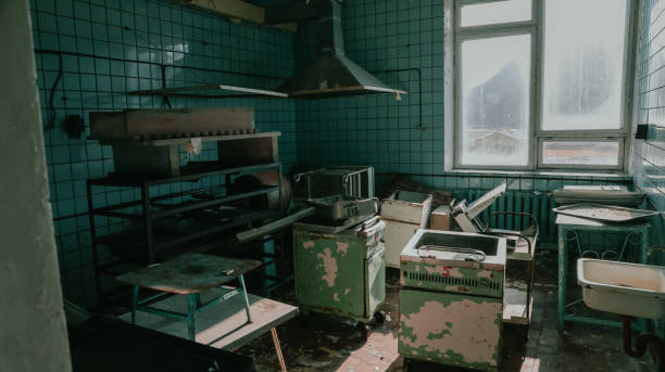 istock Exploring an abandoned kitchen in Pyramiden Svalbard revealing remnants of the past 2183052713