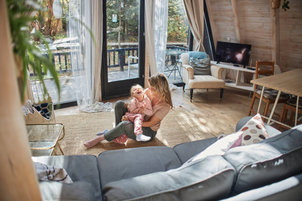 istock Enjoyable morning at the mountain house 2183053332