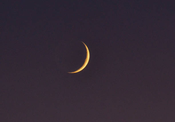 istock Stunning Half Moon Illuminates the Night Sky 2183056944