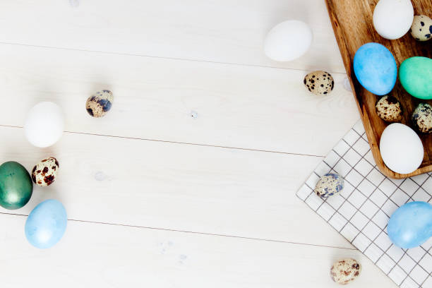 istock colorful eggs on a wooden board background holidays easter gifts tradition 2183058193