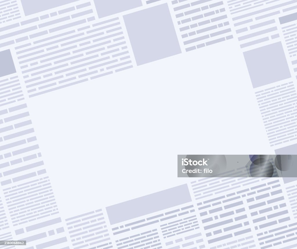 New Paper Abstract Background Newspaper Advertisement Abstract Background With Copy Space Stock ...