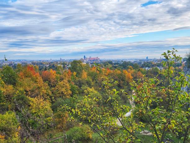 istock Autumn Leaves and the Castle 2183070561