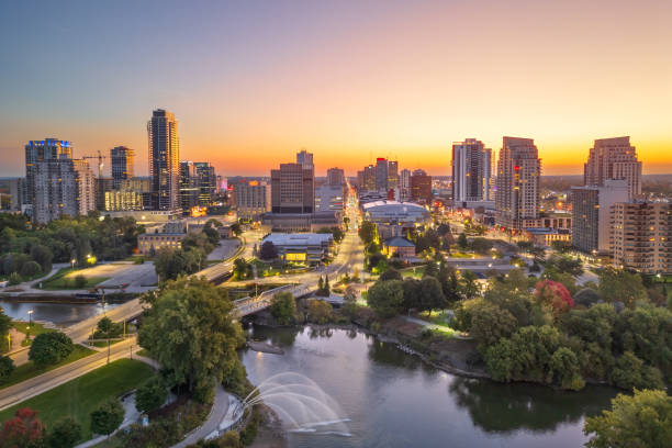 istock London, Ontario, Canada Skyline 2183071386