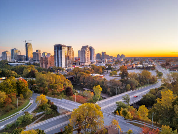London, Ontario, Canada Skyline at Dawn