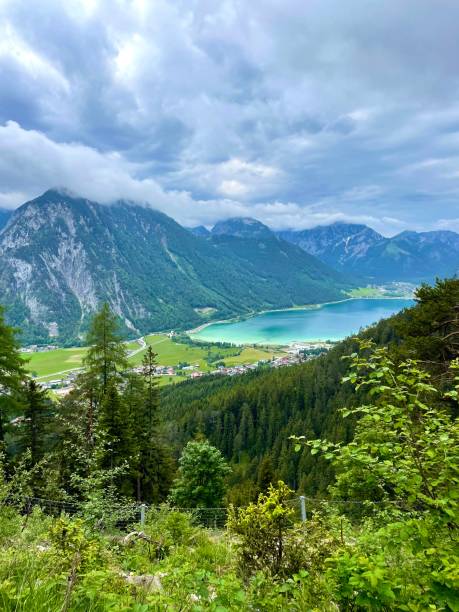 istock Lake in mountains of Austria 2183072327