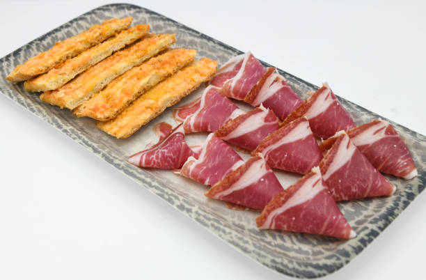 istock A portion of the best quality Iberian cured ham 2183075484