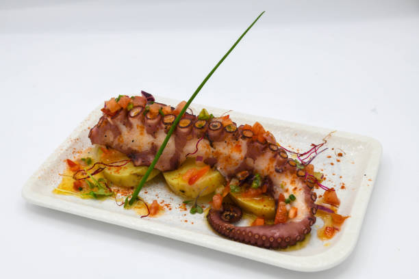 istock Octopus tentacle gourmet serving in a fancy restaurant 2183075778