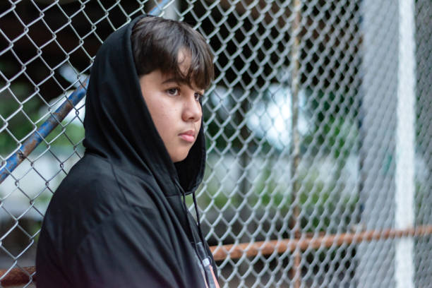 istock Asian boy in school detention center. 2183082829
