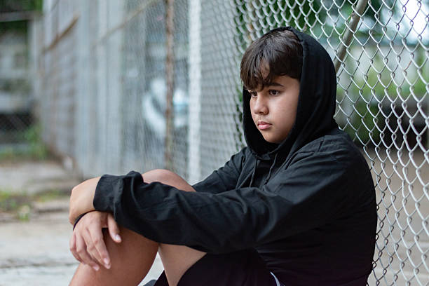 istock Asian boy in school detention center. 2183082849