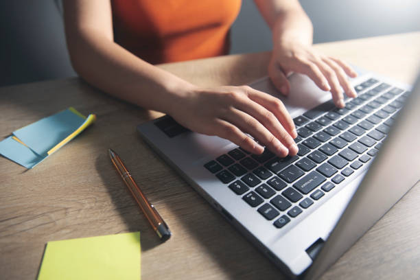istock young girl works in the office 2183091755
