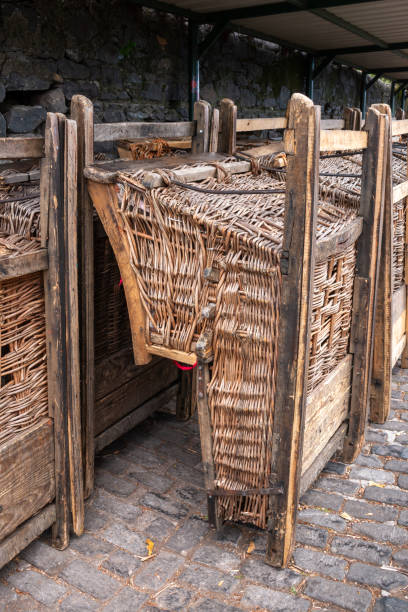 istock Sledges ready for a ride down the hill, Funchal, Madeira 2183093093
